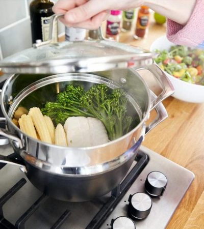 Making Food with Steamer