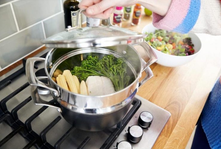 Making Food with Steamer