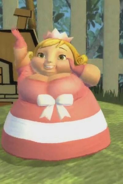 A cake made to look like a face