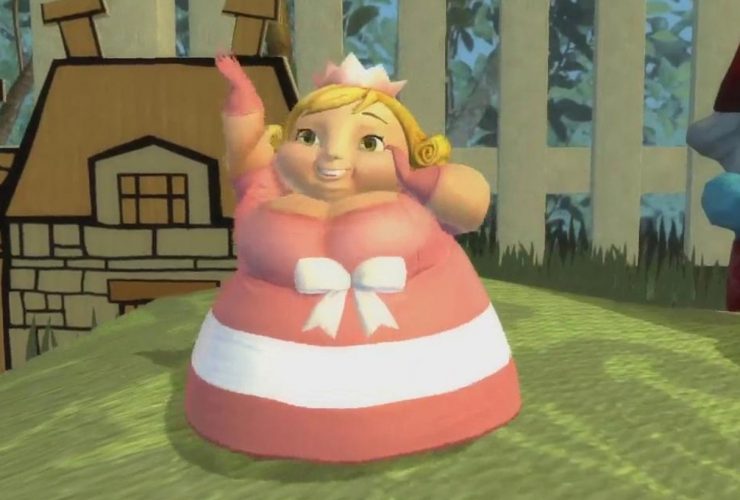 A cake made to look like a face