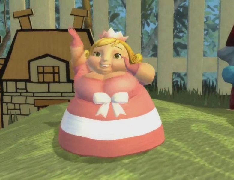 A cake made to look like a face