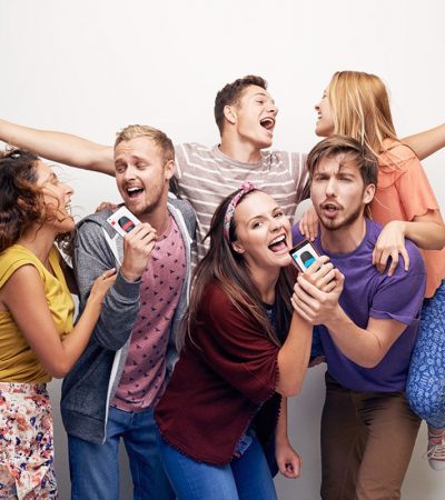 A group of people posing for the camera
