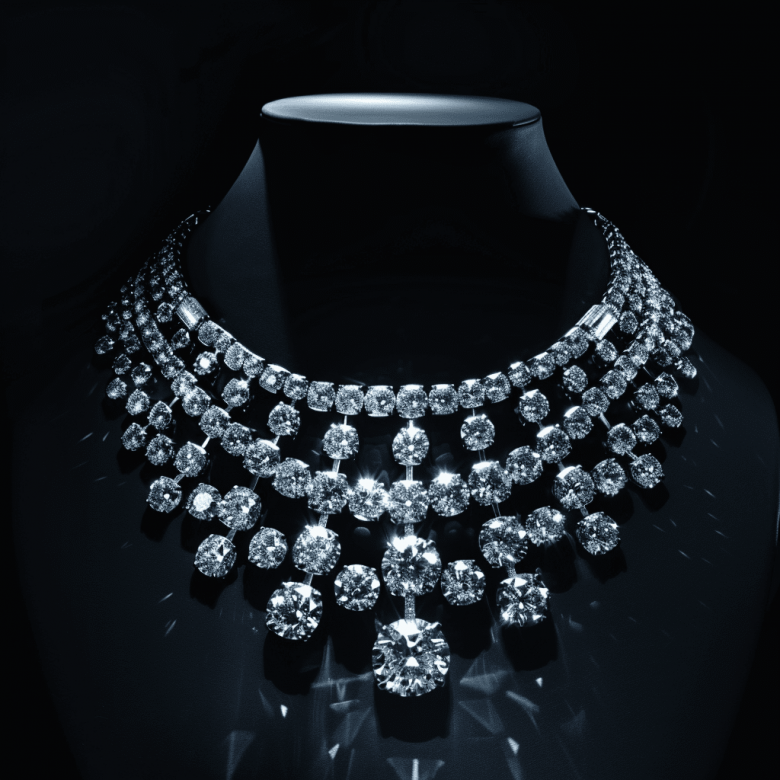 Natural Diamond Necklace