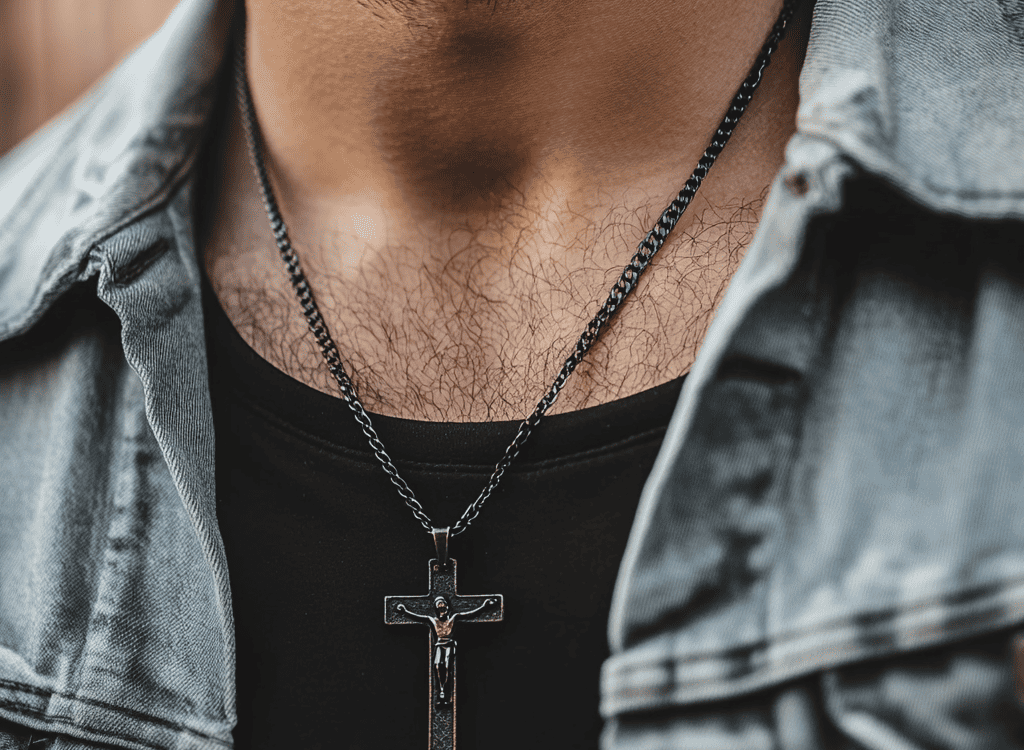 cross necklace for men