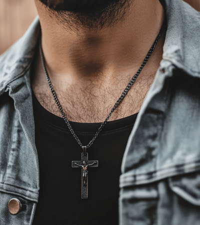 cross necklace for men