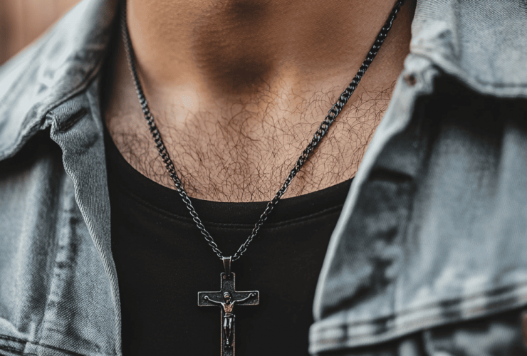 cross necklace for men
