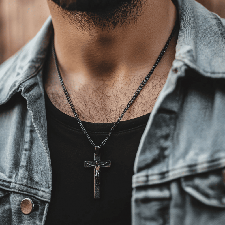 cross necklace for men